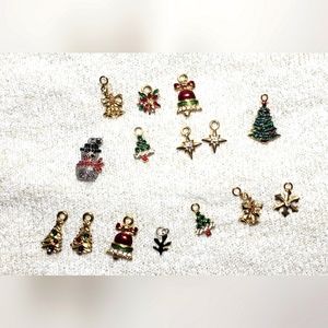 Retro Christmas Charms / set